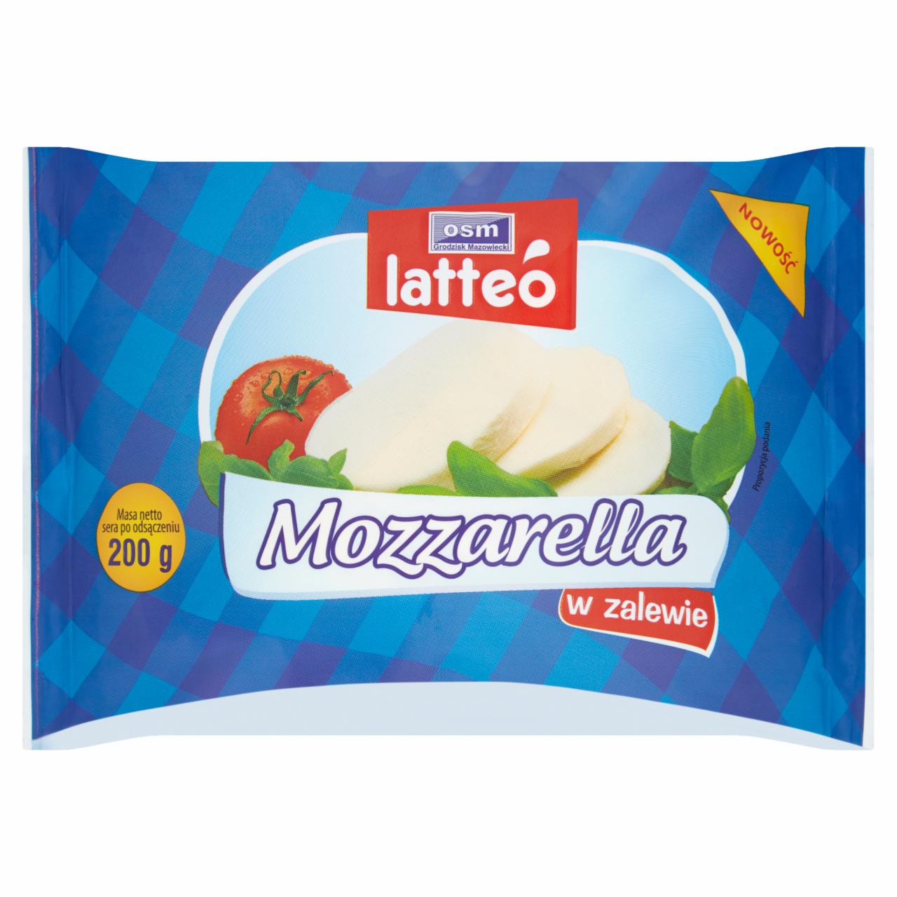 Zdjęcia - OSM Grodzisk Mazowiecki latteó Mozzarella w zalewie 200 g