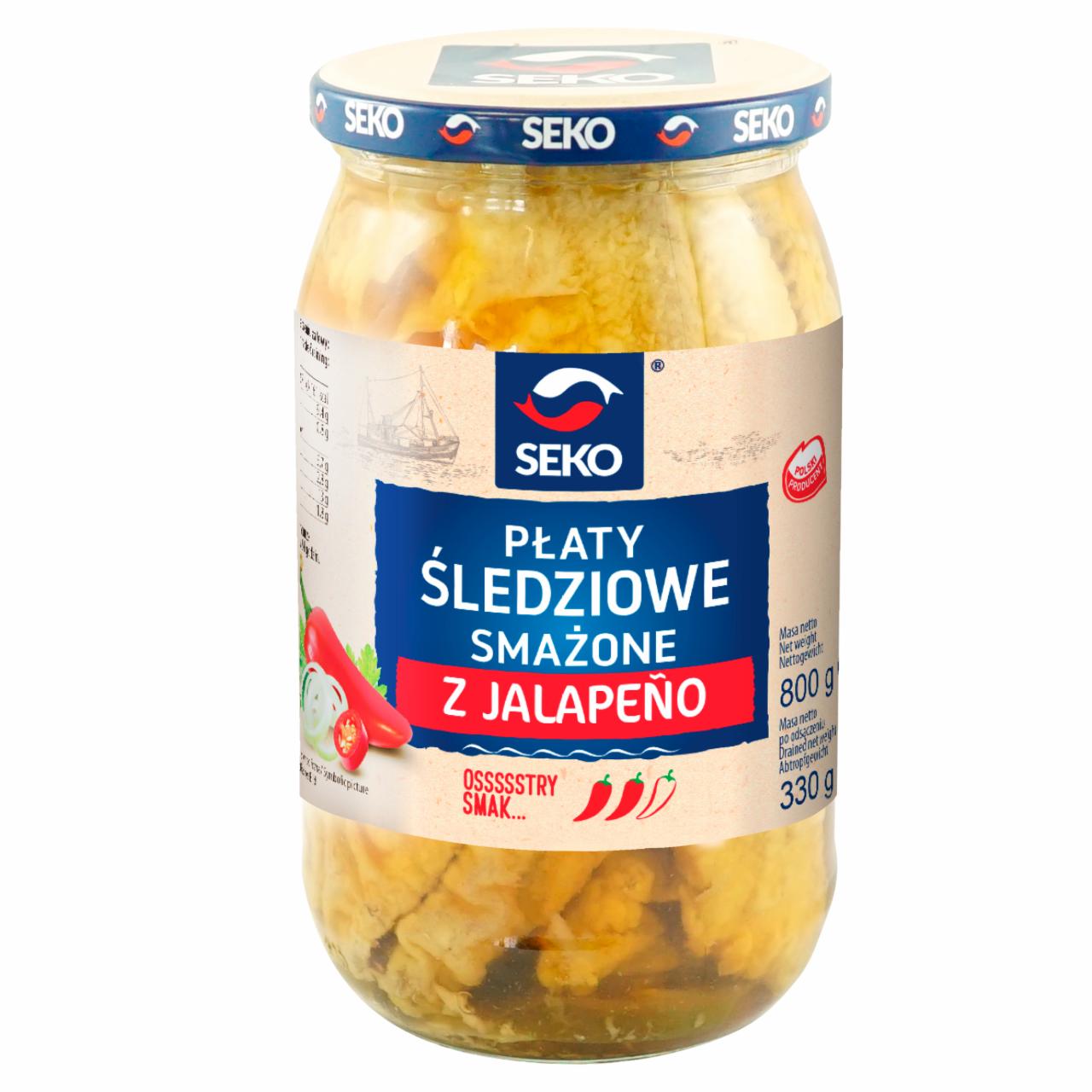 Zdjęcia - Seko Płaty śledziowe smażone z Jalapeño 800 g