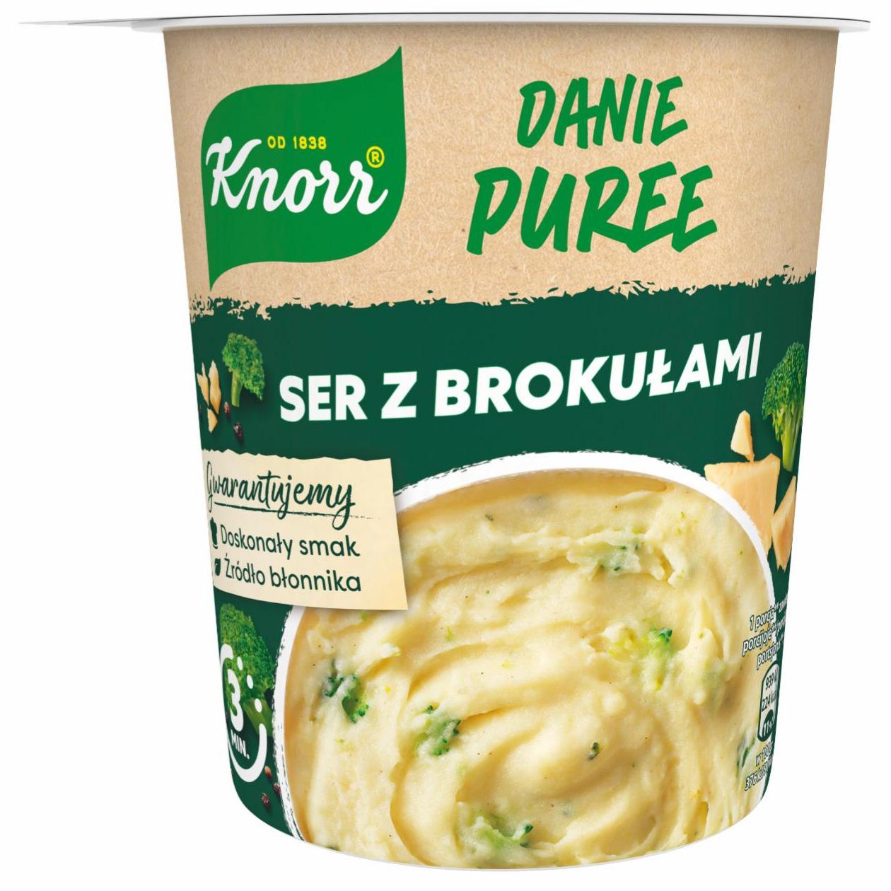 Zdjęcia - Knorr Puree ser z brokułami 50 g