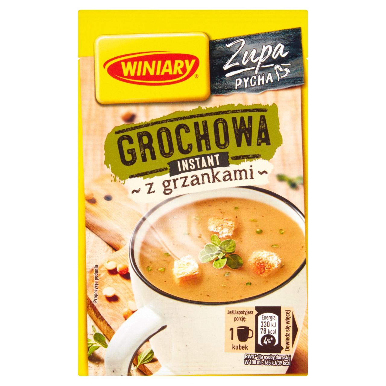 Zdjęcia - Winiary Grochowa z grzankami 22 g