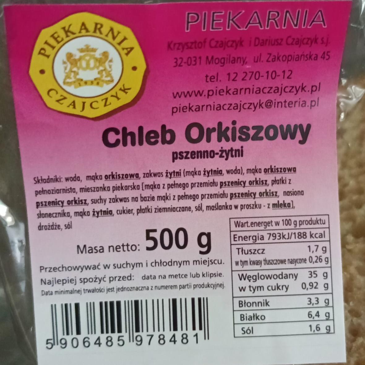 Zdjęcia - Chleb orkiszowy piekarnia Czajczyk