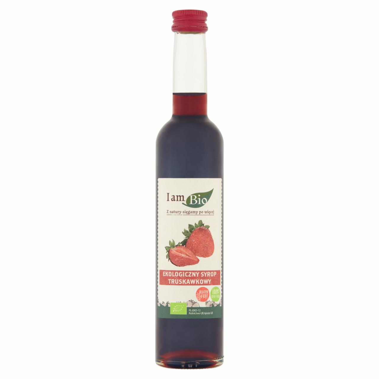 Zdjęcia - I am Bio Ekologiczny syrop truskawkowy 350 ml