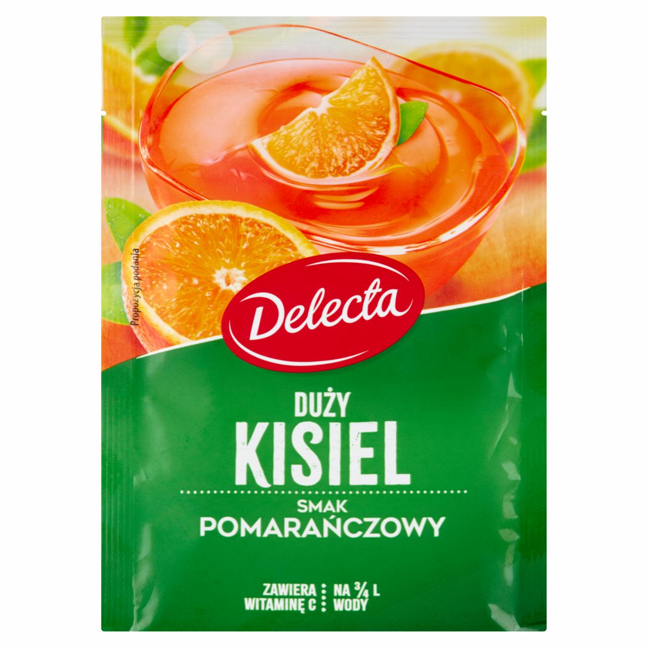 Zdjęcia - Delecta Duży kisiel smak pomarańczowy 58 g