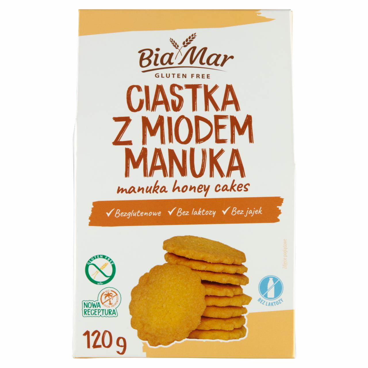 Zdjęcia - BiaMar Ciastka z miodem manuka 120 g