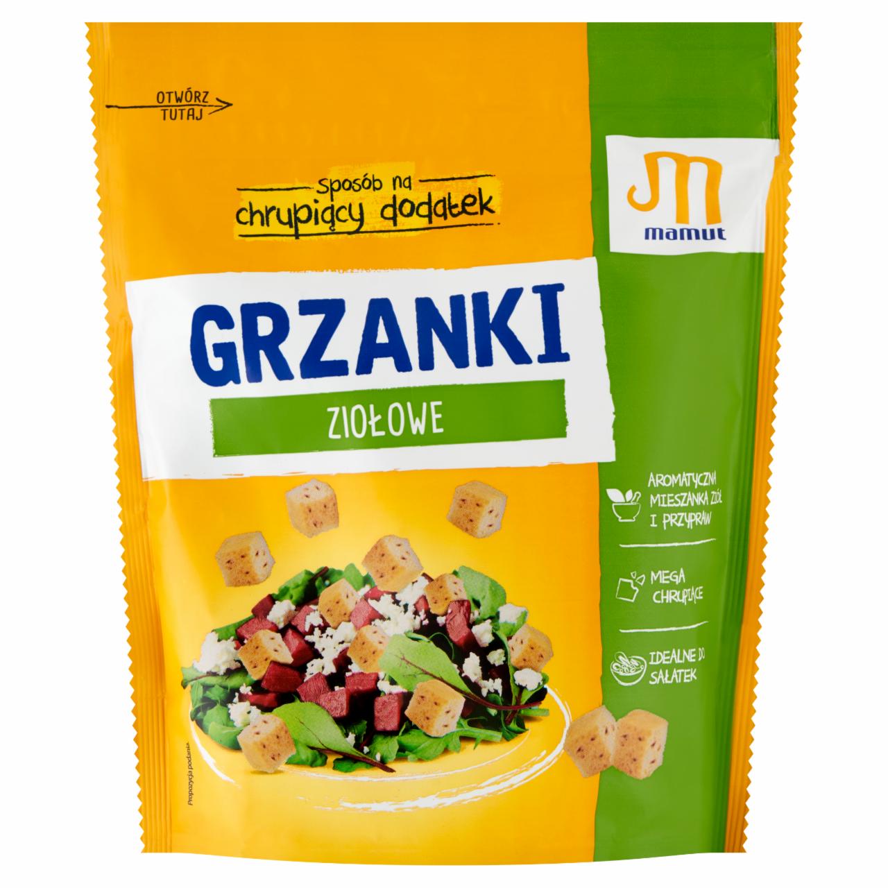 Zdjęcia - Mamut Grzanki ziołowe 150 g