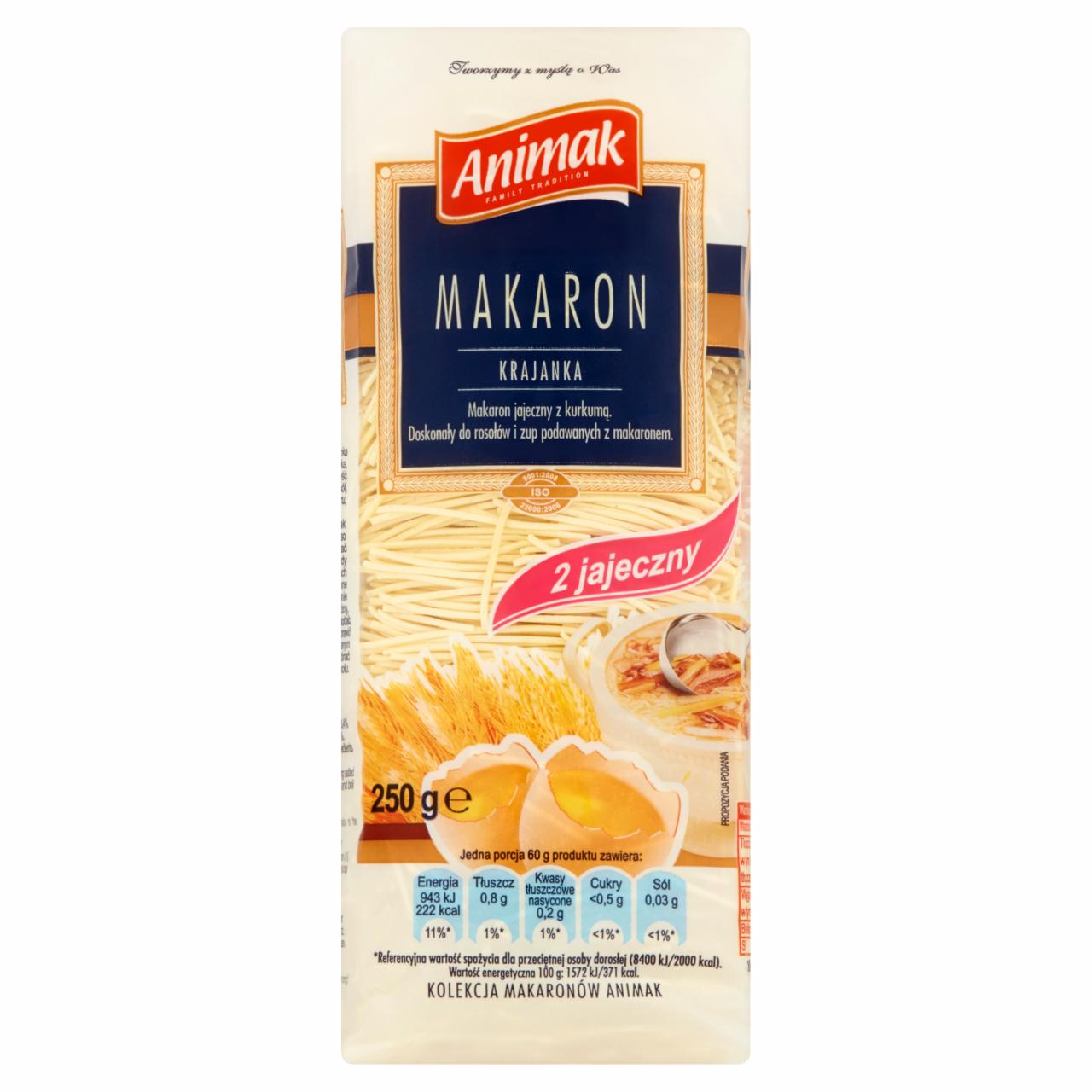 Zdjęcia - Animak Makaron 2 jajeczny krajanka 250 g