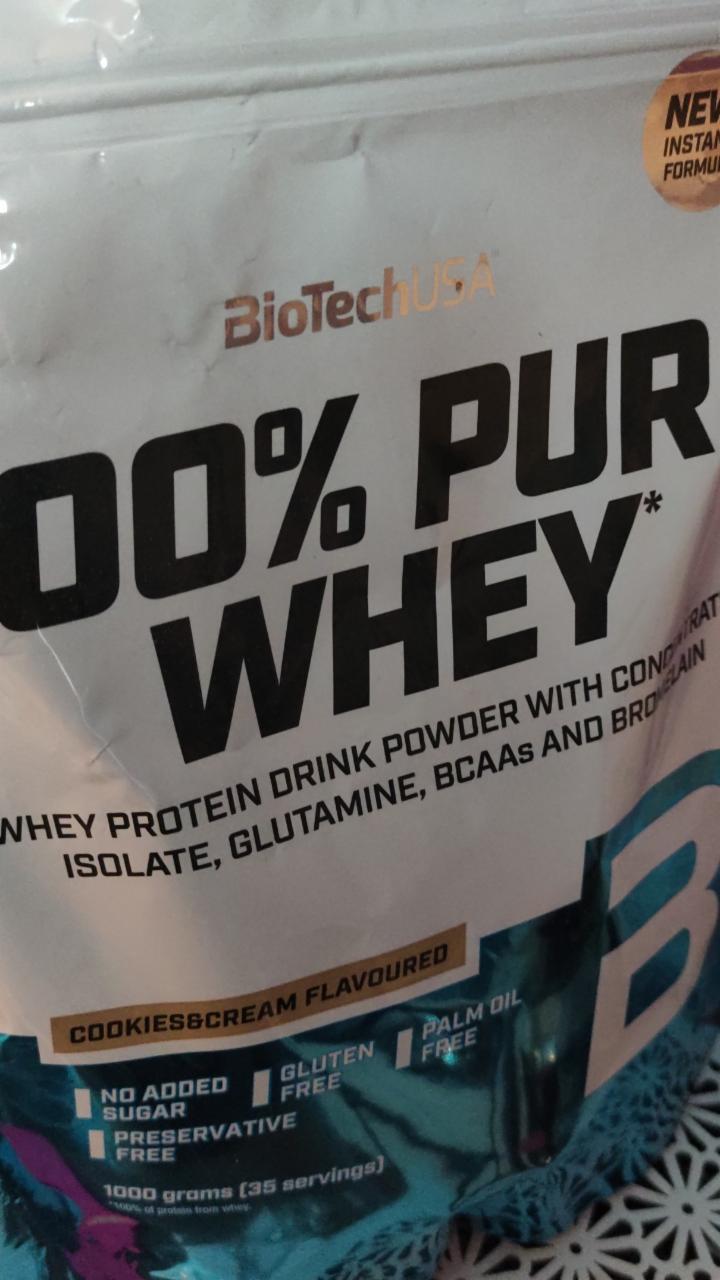 Zdjęcia - 100% pure whey BioTechUSA