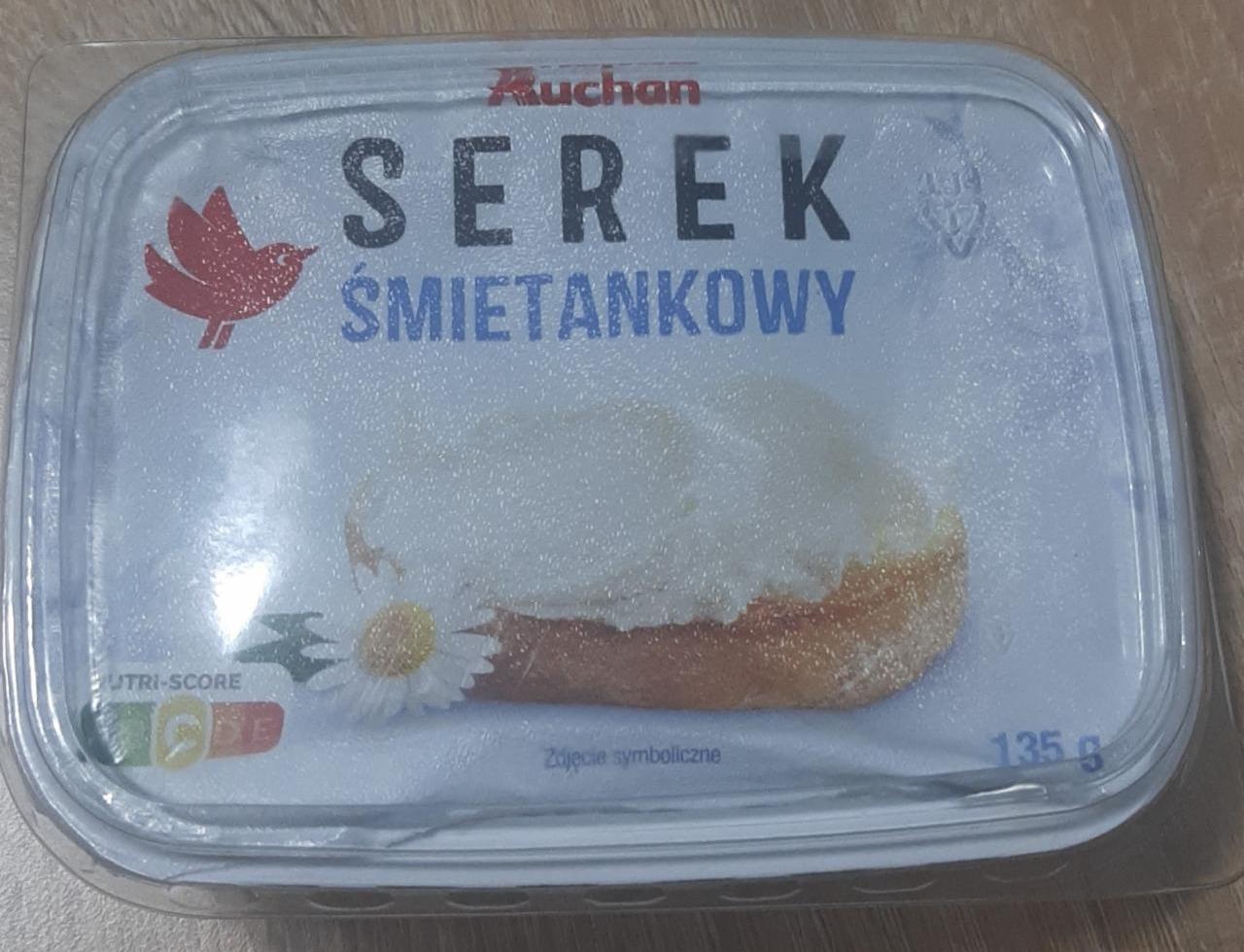 Zdjęcia - serek śmietankowy auchan