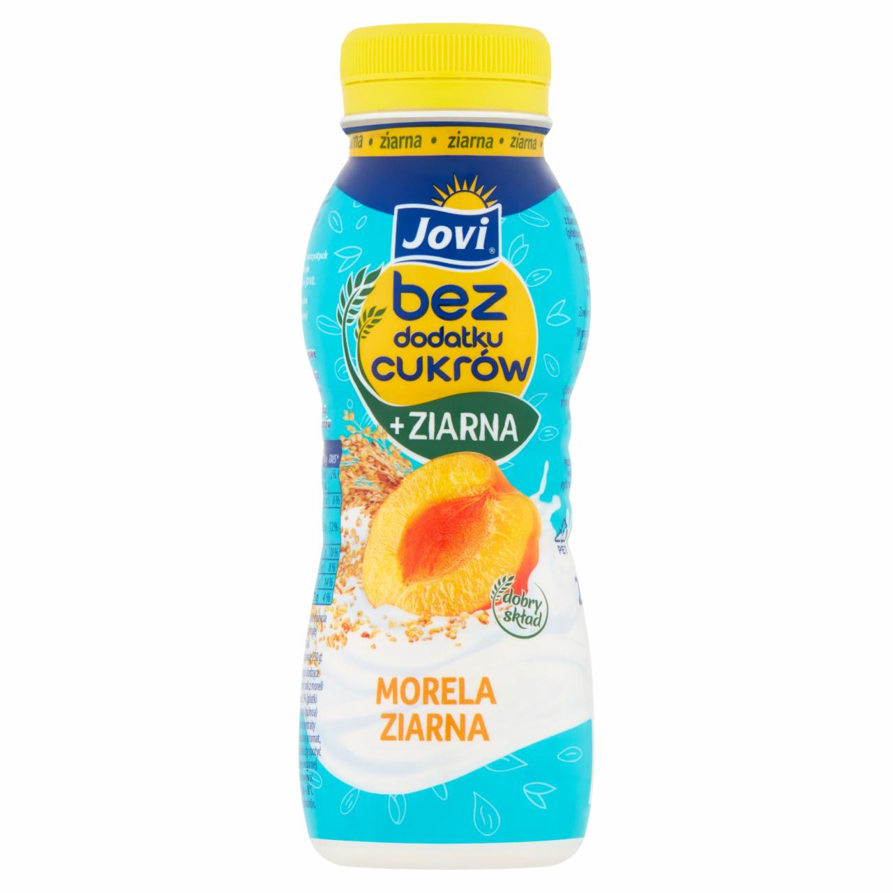 Zdjęcia - Jovi Jogurt bez dodatku cukrów + ziarna morela 230 g