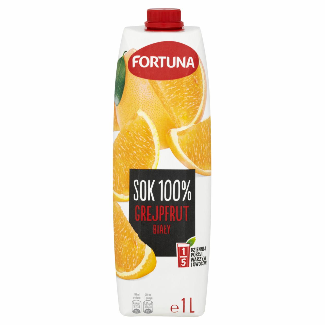 Zdjęcia - Fortuna Grejpfrut biały Sok 100% 1 l