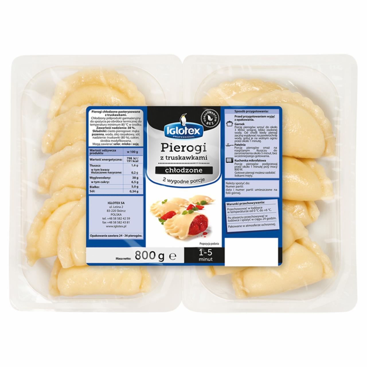 Zdjęcia - Iglotex Professional Pierogi z truskawkami 800 g