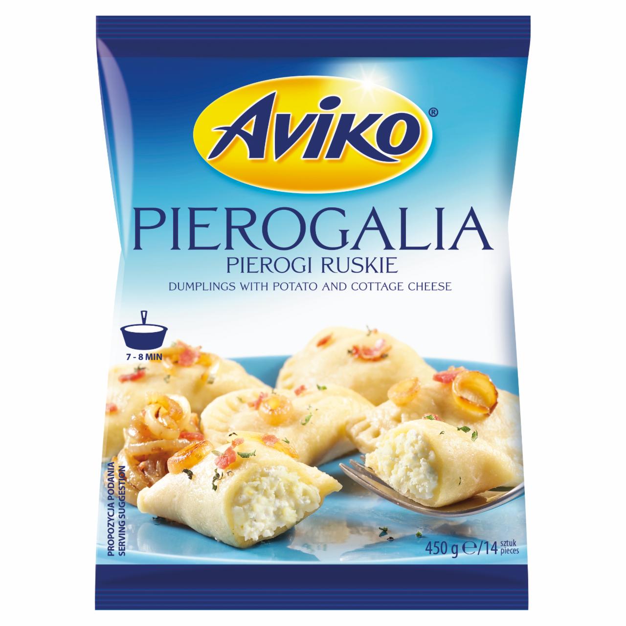 Zdjęcia - Aviko Pierogalia Pierogi ruskie 450 g (14 sztuk)