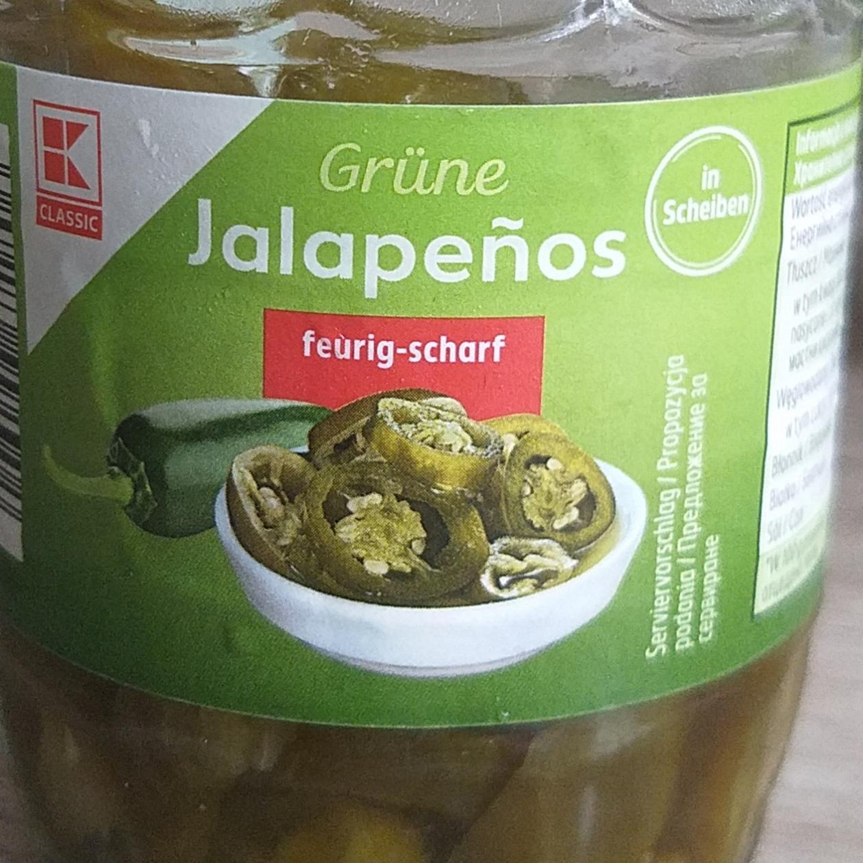 Zdjęcia - Papryczki Jalapeños Grüne K-Classic