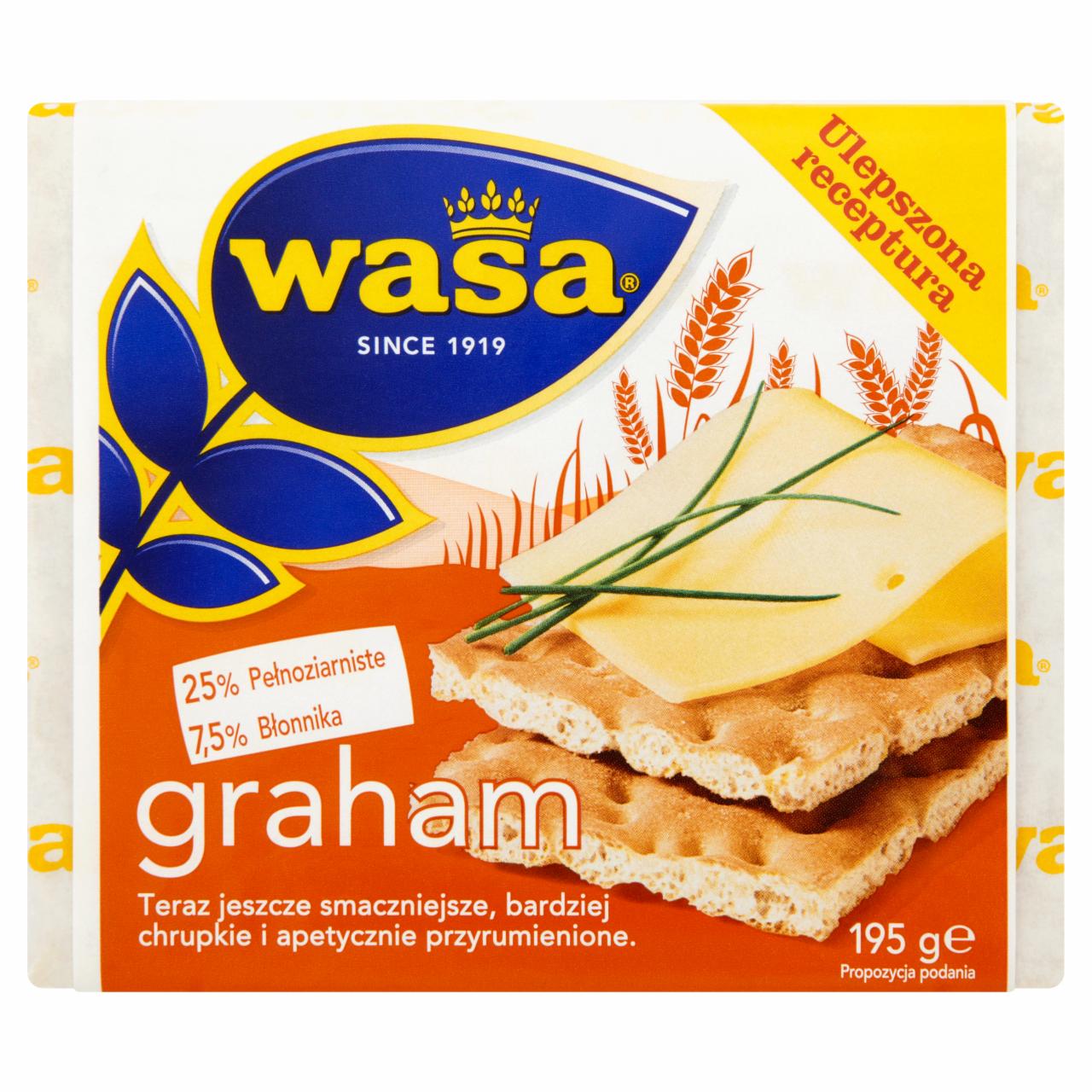 Zdjęcia - Pieczywo chrupkie Graham Wasa