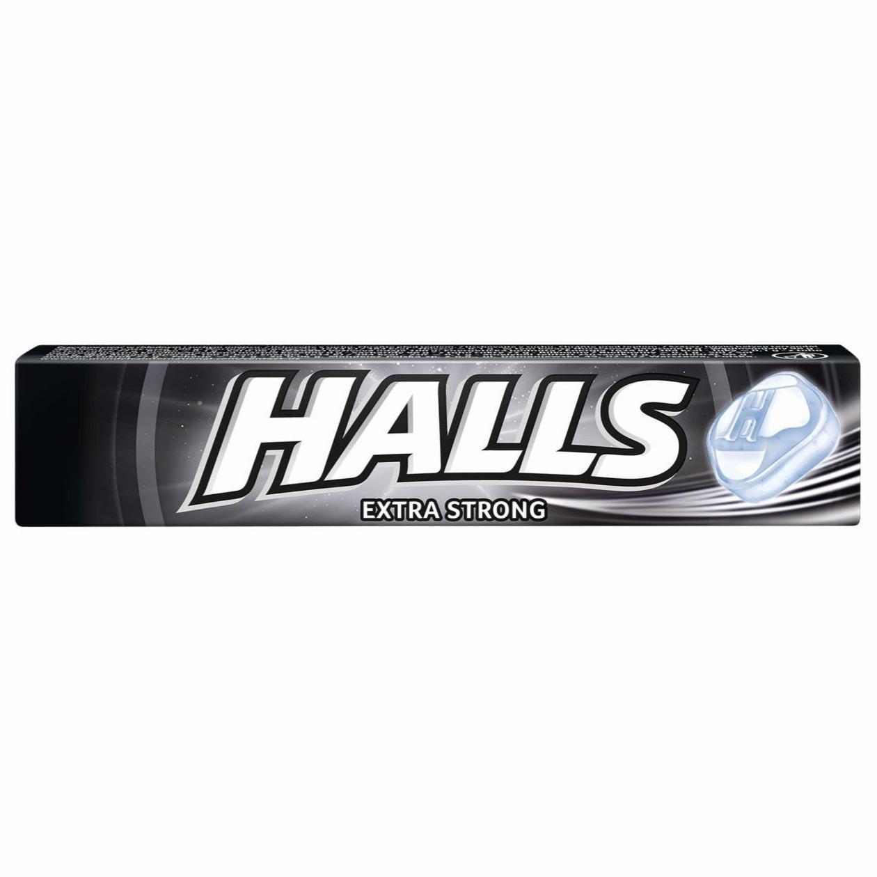 Zdjęcia - Halls Extra Strong Cukierki o smaku mentolowo-eukaliptusowym 33,5 g