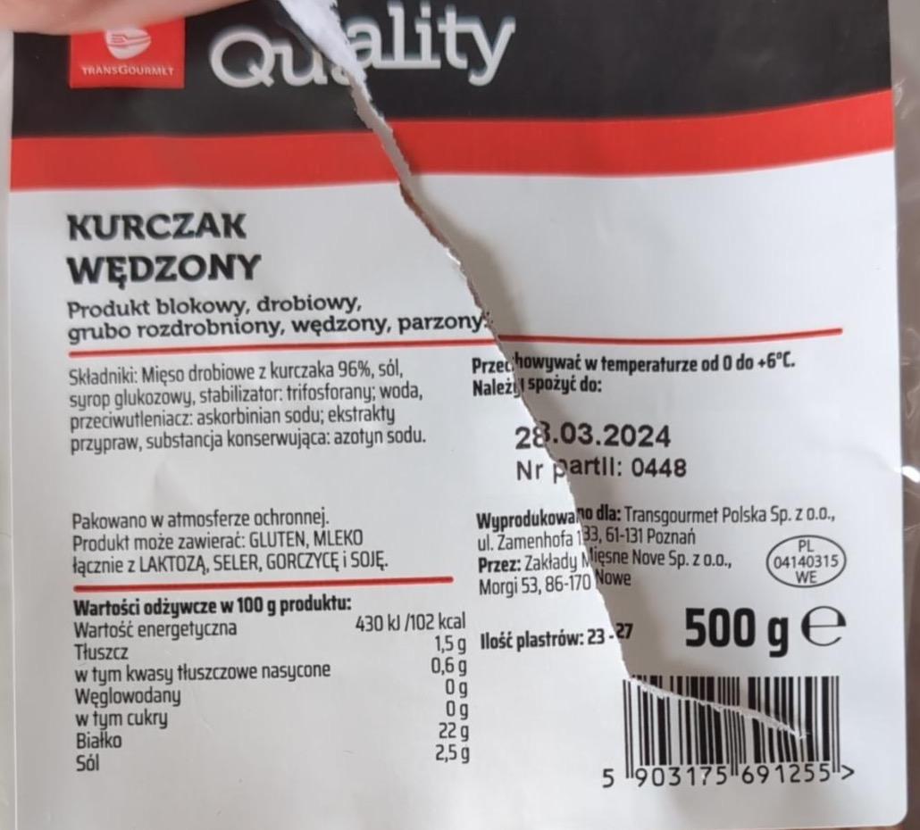 Zdjęcia - Kurczak wędzony Quality