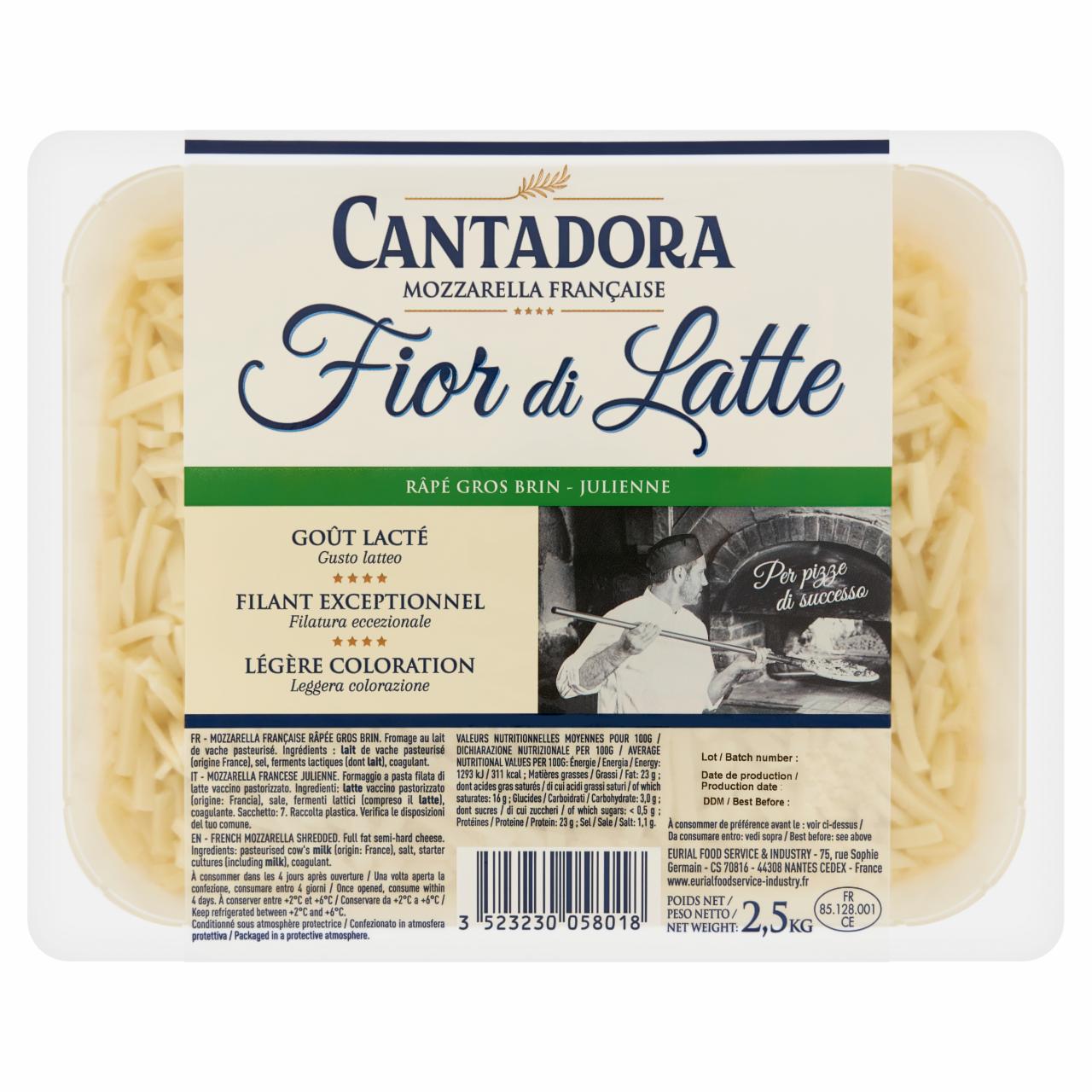 Zdjęcia - Cantadora Fior di Latte Ser mozzarella 2,5 kg