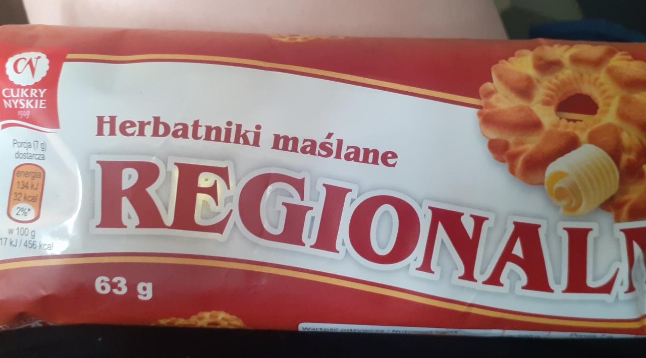 Zdjęcia - herbatniki maślane Regionalne Cukry Nyskie