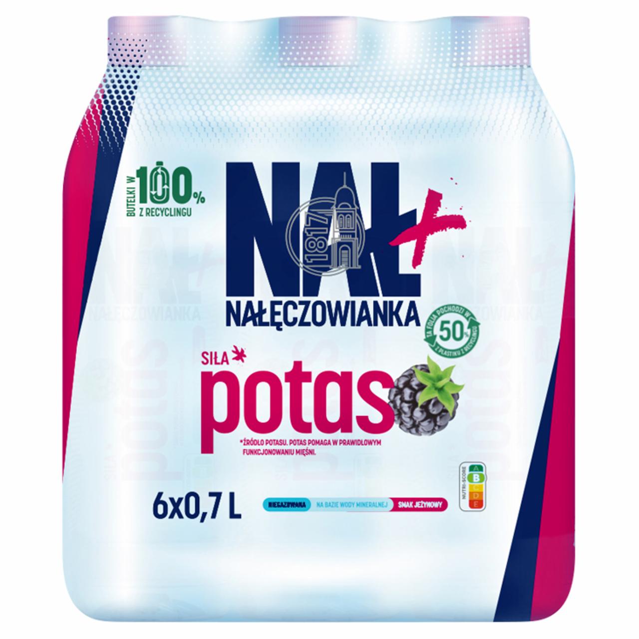 Zdjęcia - Nałęczowianka Nał+ Napój z dodatkiem potasu smak jeżynowy 6 x 0,7 l