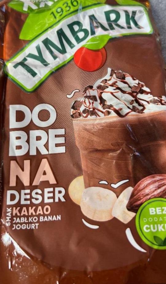 Zdjęcia - Dobre na deser kakao jabłko banan jogurt Tymbark