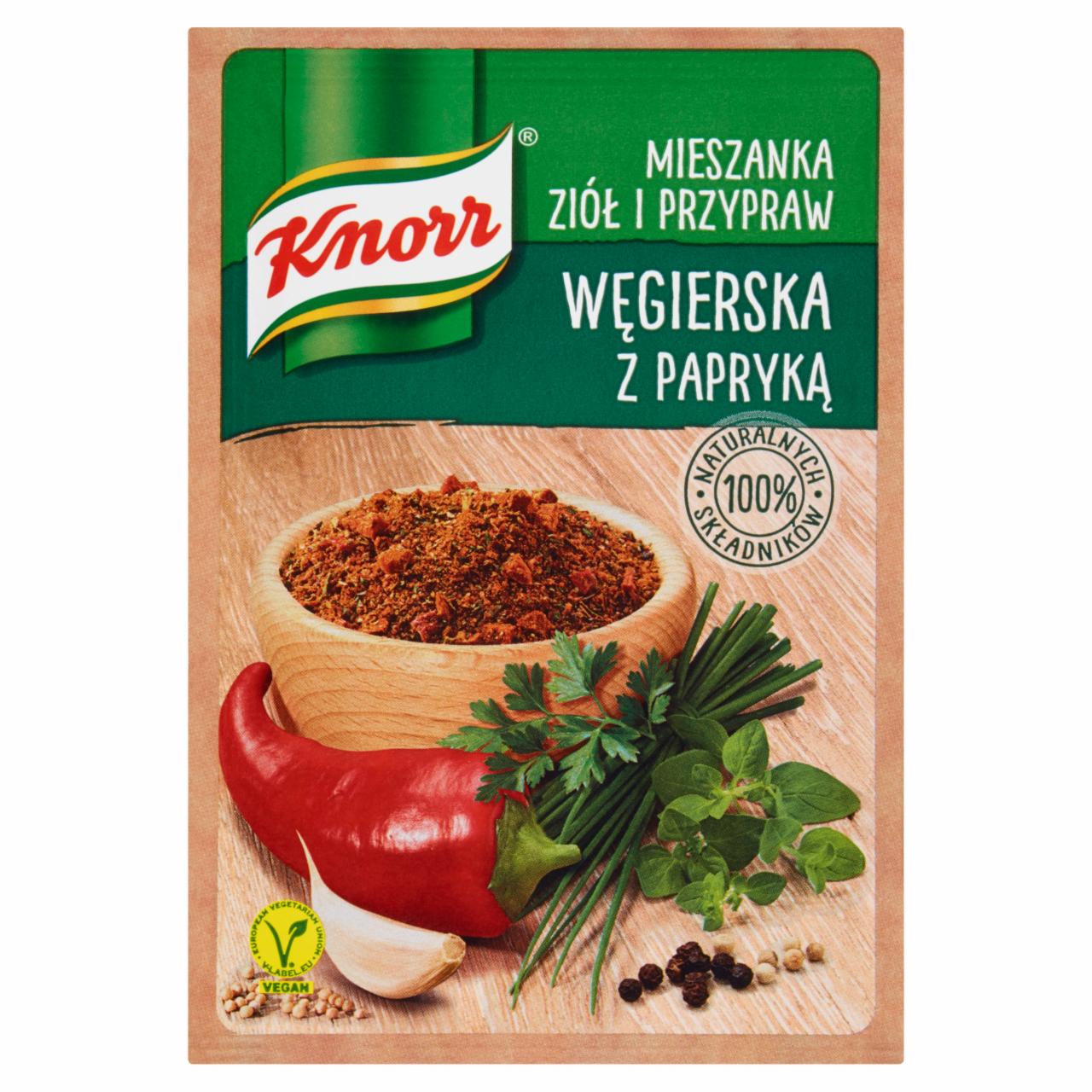 Zdjęcia - Knorr Mieszanka ziół i przypraw węgierska z papryką 13,5 g