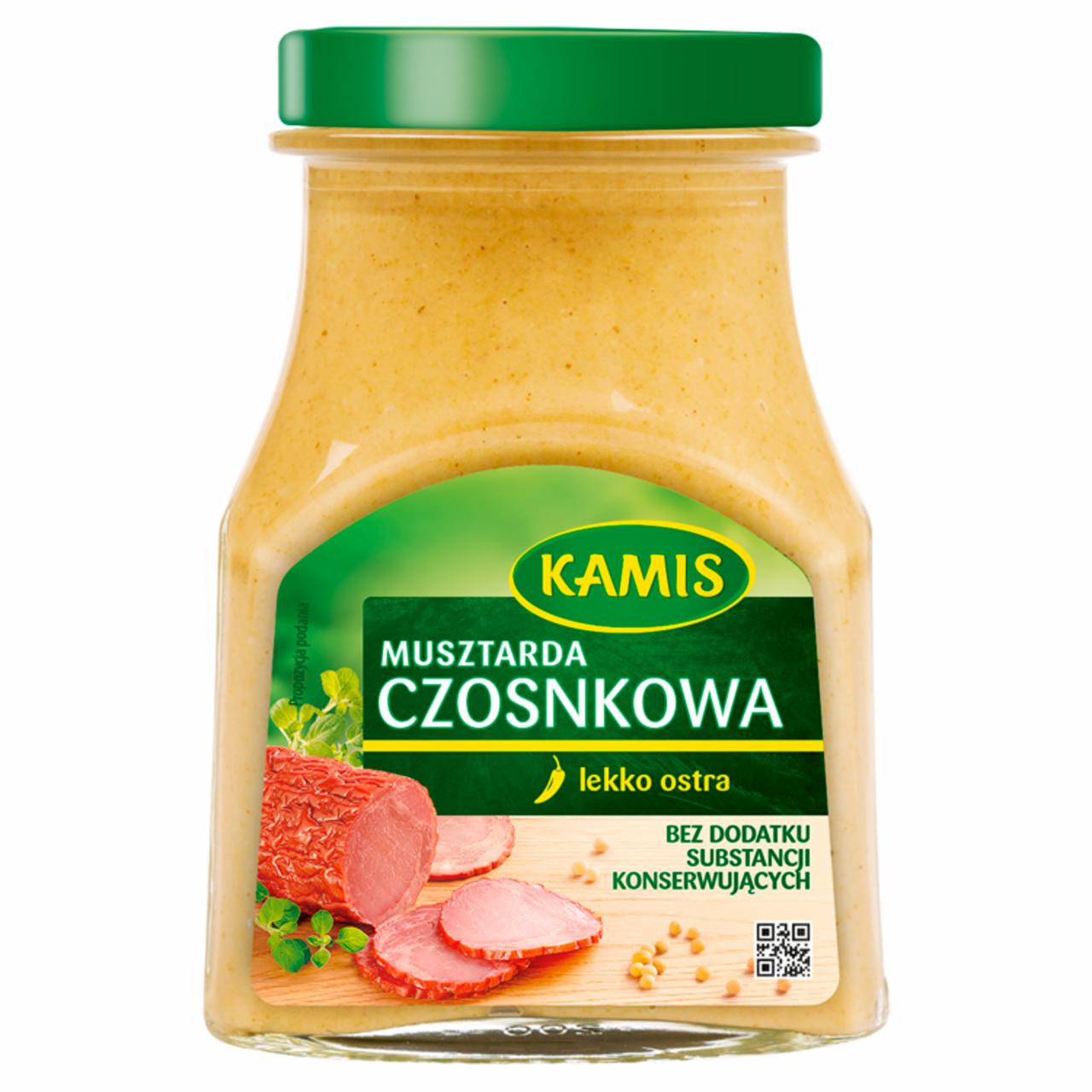 Zdjęcia - Kamis Musztarda czosnkowa 185 g