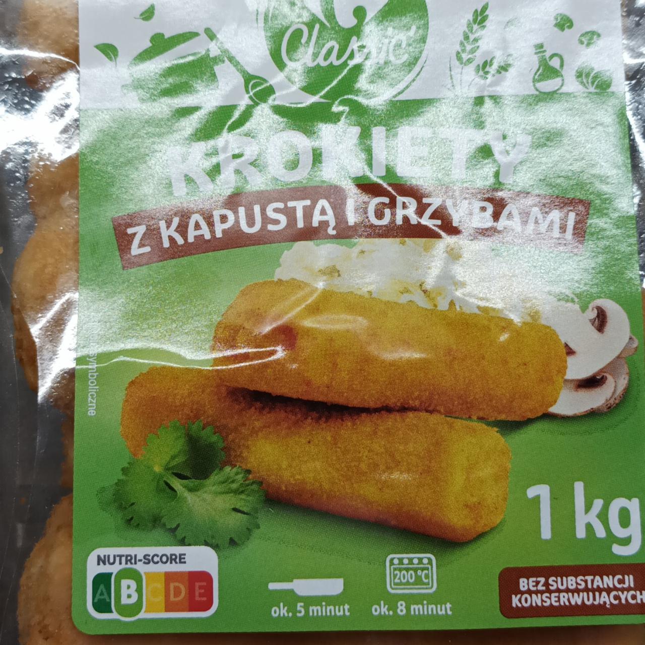 Zdjęcia - Krokiety z kapustą i grzybami Carrefour Classic