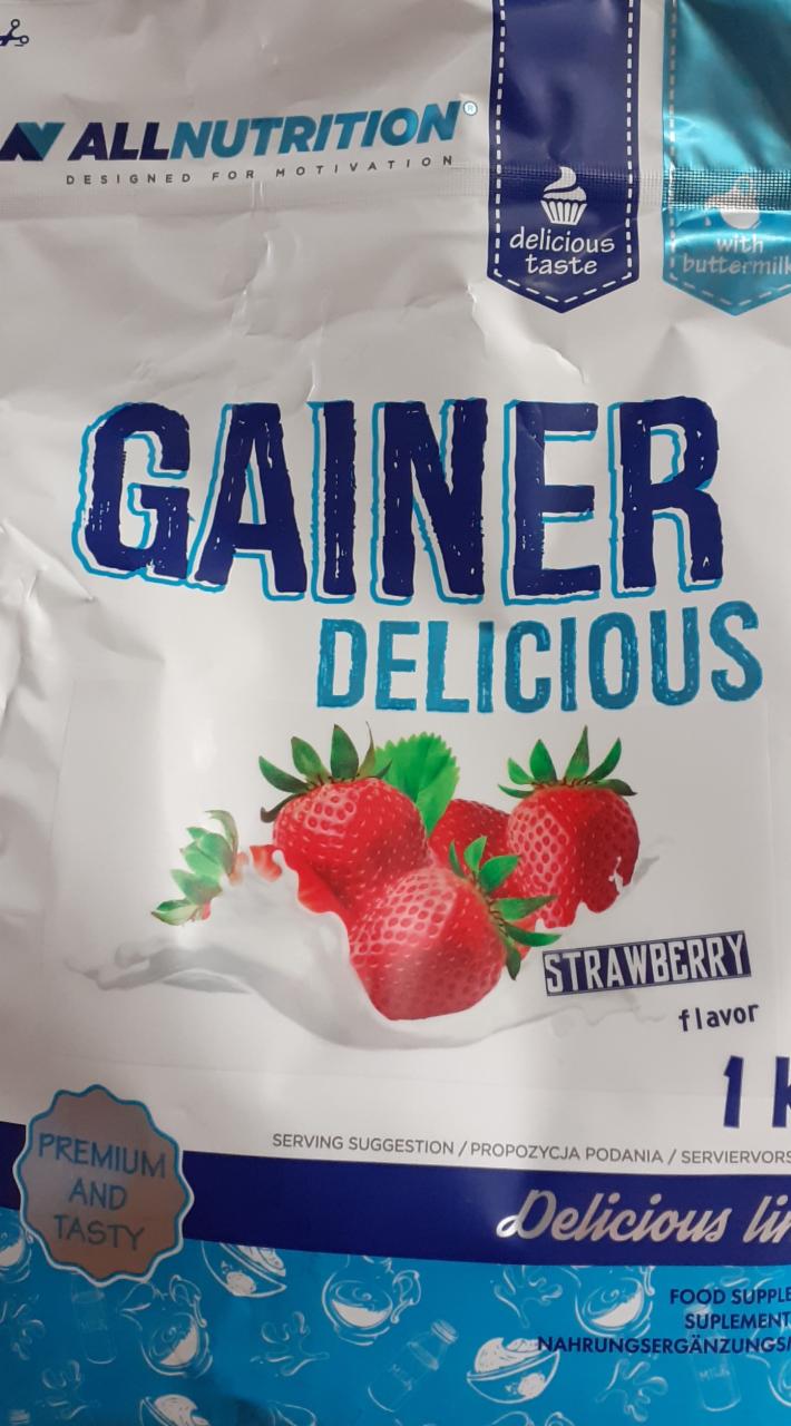 Zdjęcia - Gainer Delicious Strawberry AllNutrituon