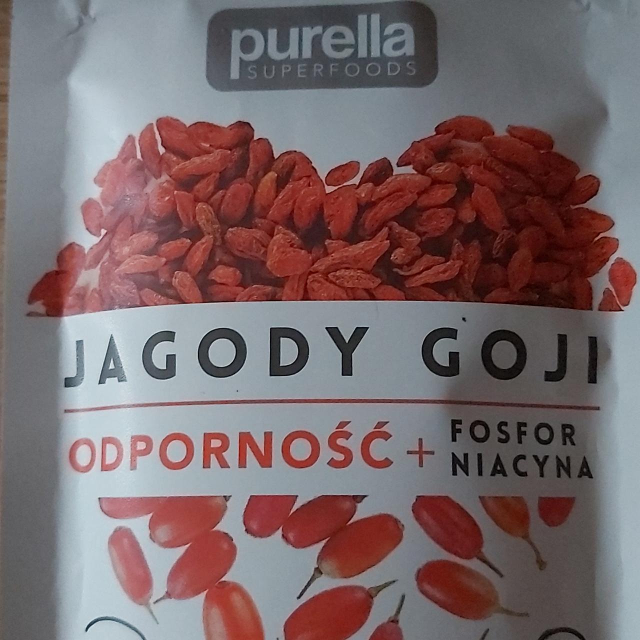 Zdjęcia - Jagody Goji odporność fosfor niacyna Purella