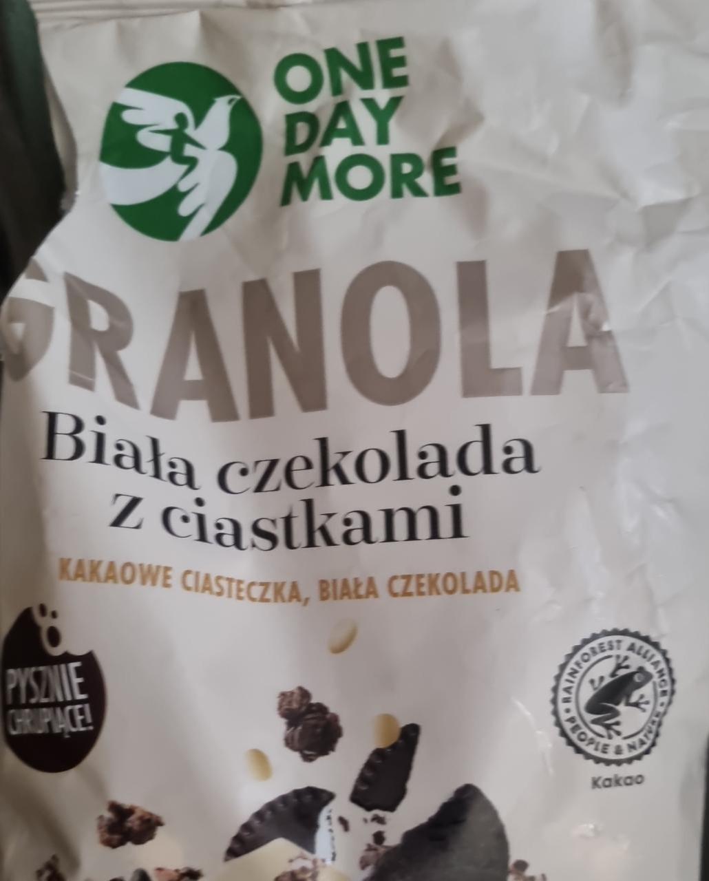 Zdjęcia - Granola biała czekolada z ciastkami One day more