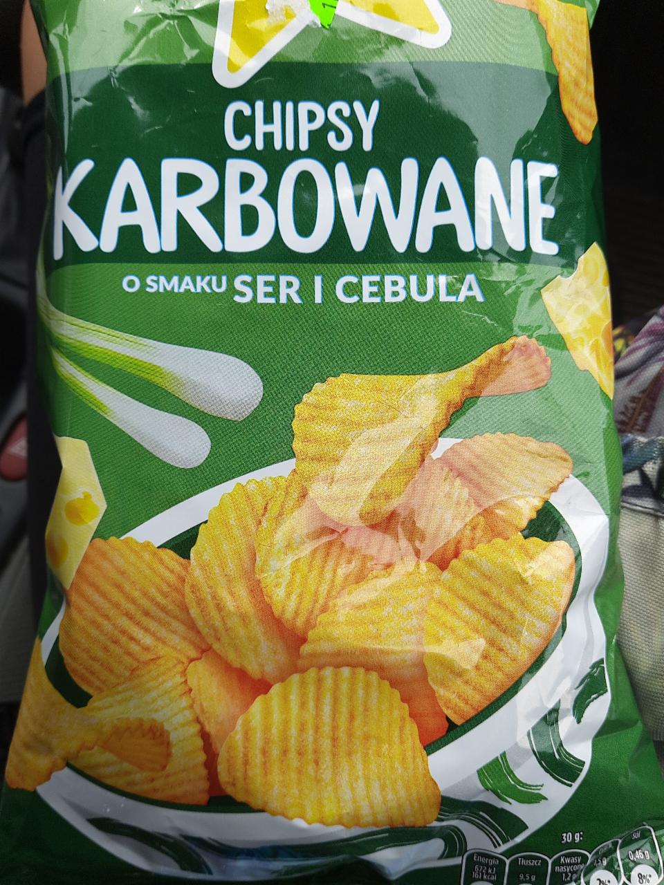 Zdjęcia - Star Chipsy karbowane o smaku ser i cebula 130 g