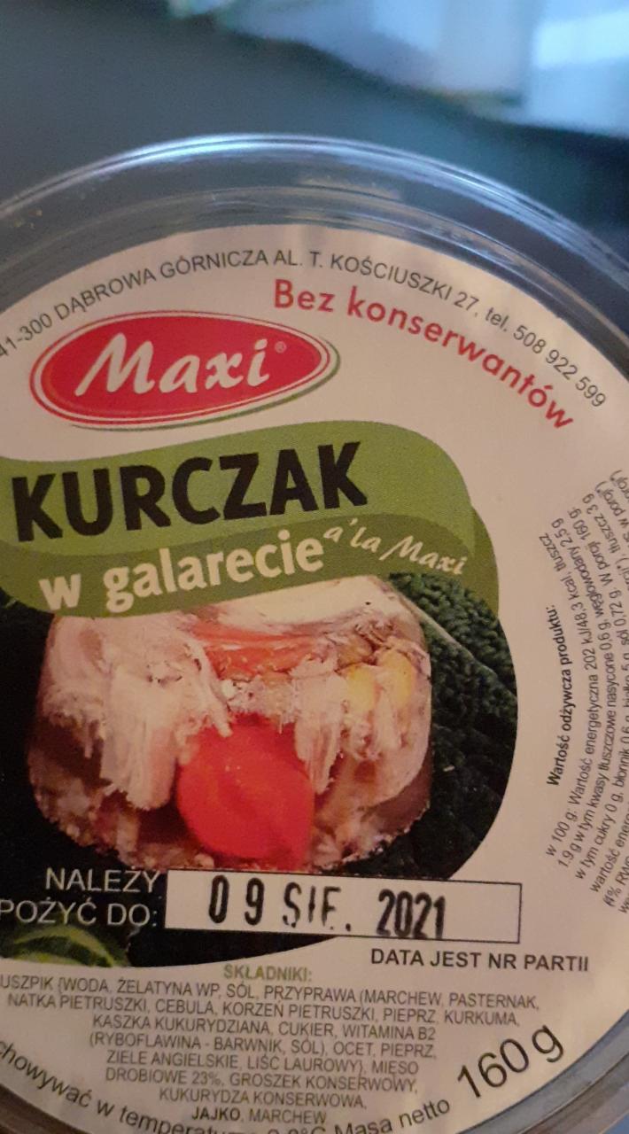 Zdjęcia - kurczak w galarecie maxi