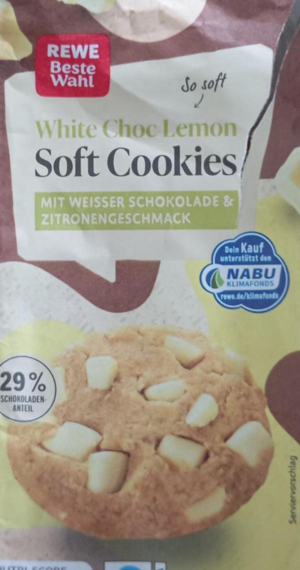 Zdjęcia - White choc lemon soft cookies Rewe