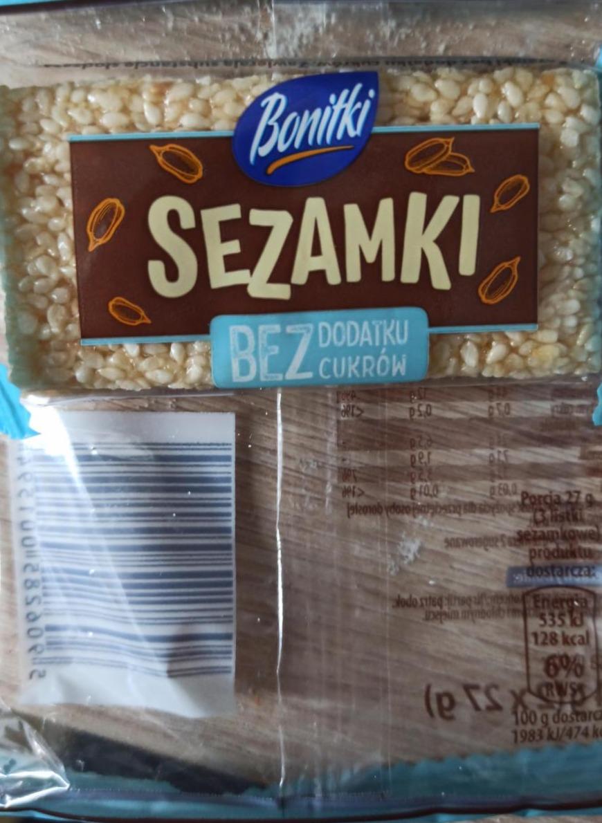 Zdjęcia - Sezamki bez dodatku cukrów Bonitki