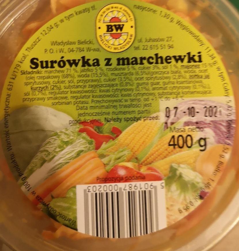 Zdjęcia - Surówka z marchewki BW