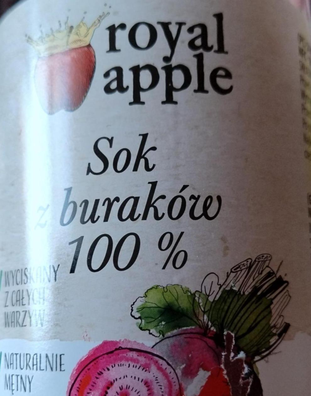 Zdjęcia - Sok z buraków 100 % Royal apple