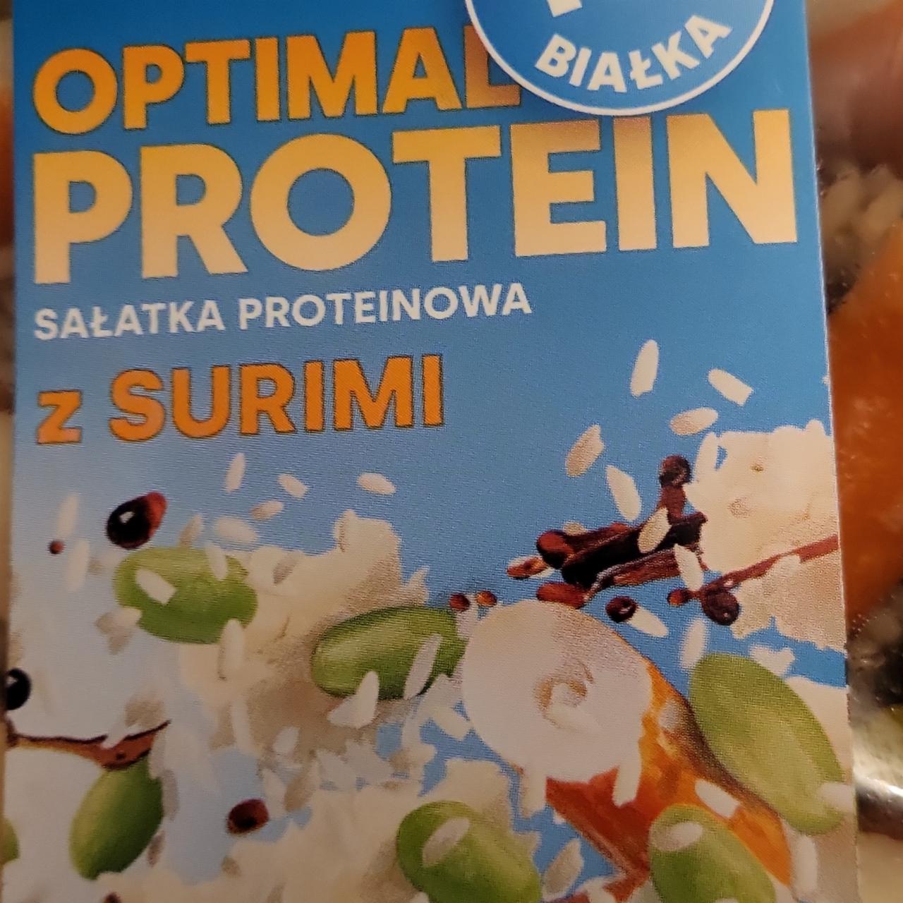 Zdjęcia - Sałatka proteinowa z surimi Optimal protein