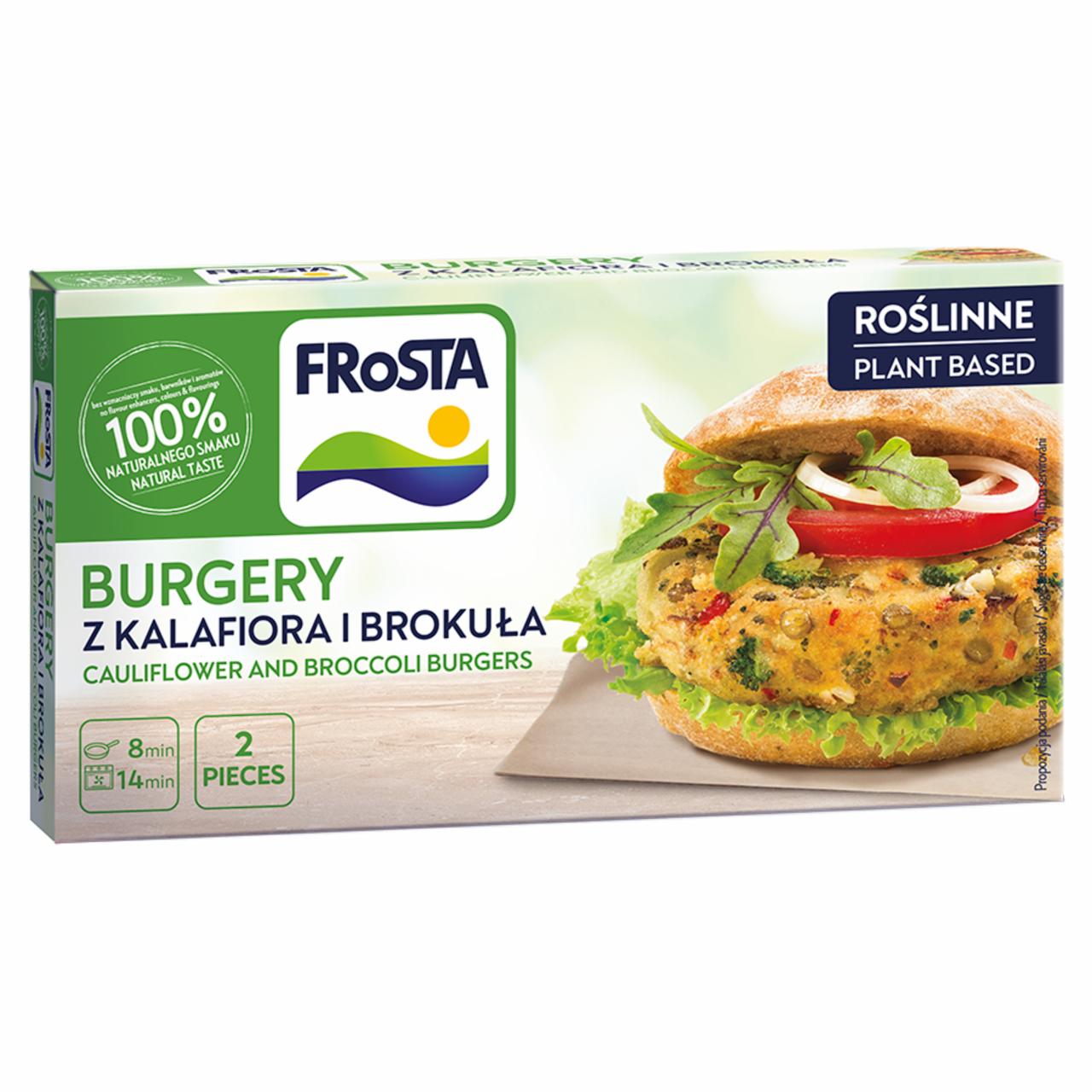 Zdjęcia - FRoSTA Burgery z kalafiora i brokuła 200 g (2 sztuki)