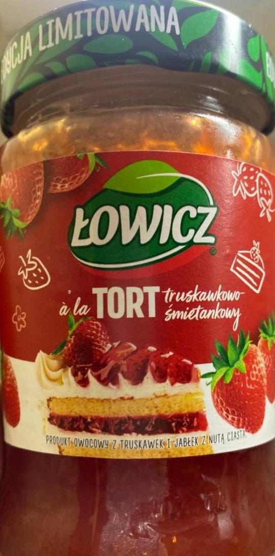 Zdjęcia - A la tort truskawkowo śmietankowy Łowicz