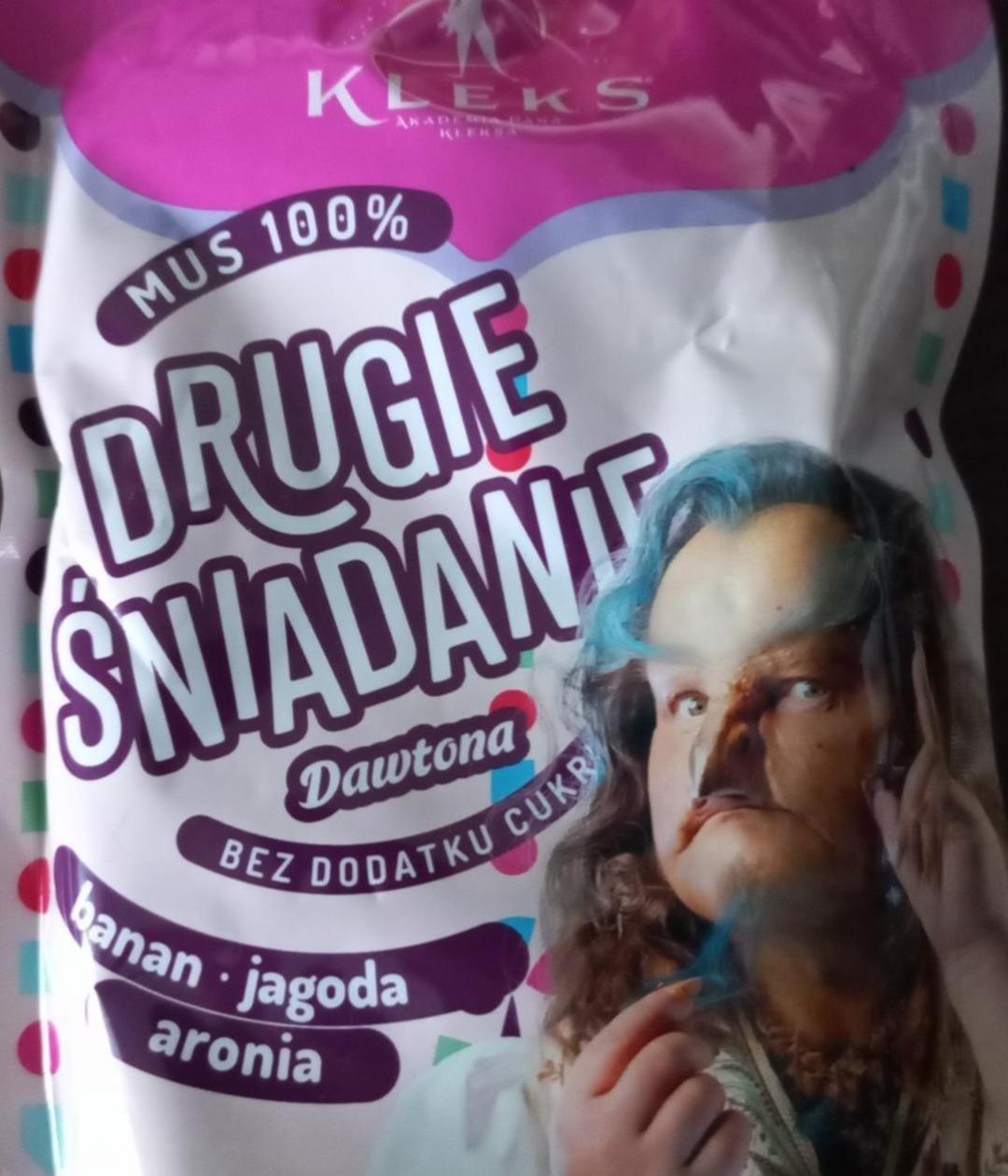 Zdjęcia - Mus 100% Drugie śniadanie banan jagoda aronia Dawtona