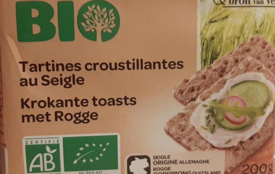 Zdjęcia - Tartines croustillantes au Seigle - Carrefour Bio