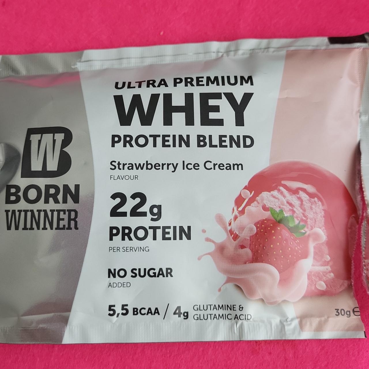 Zdjęcia - Whey Protein Blend Strawberry Ice Cream Born winner