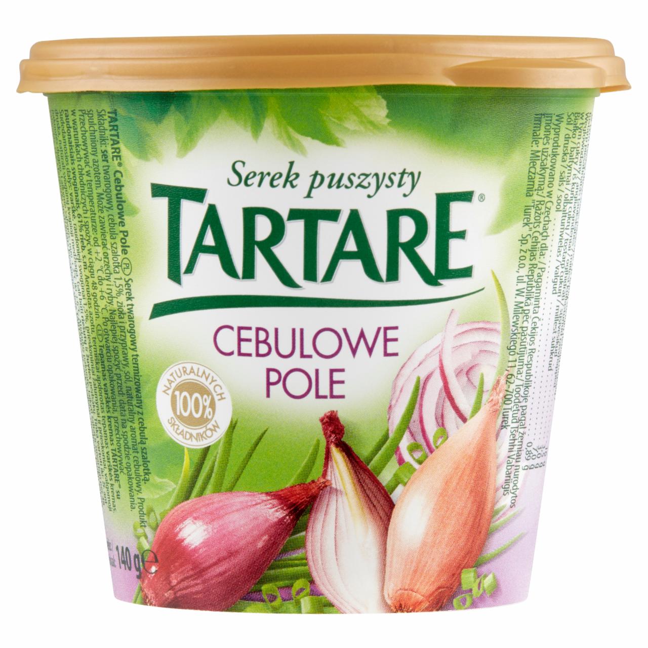 Zdjęcia - Tartare Serek puszysty cebulowe pole 140 g