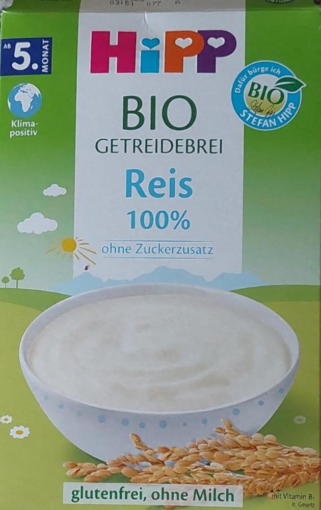 Zdjęcia - Bio Getreidebrei Reis Hipp