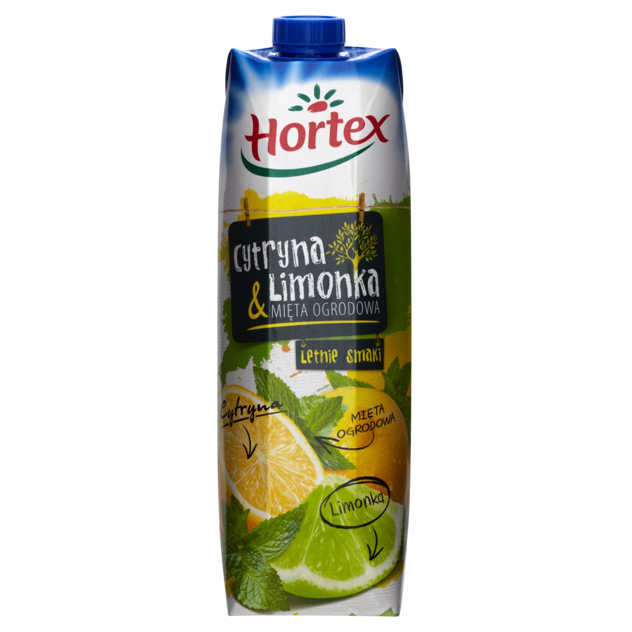 Zdjęcia - Hortex Letnie Smaki Cytryna Limonka & Mięta ogrodowa Napój 1 l