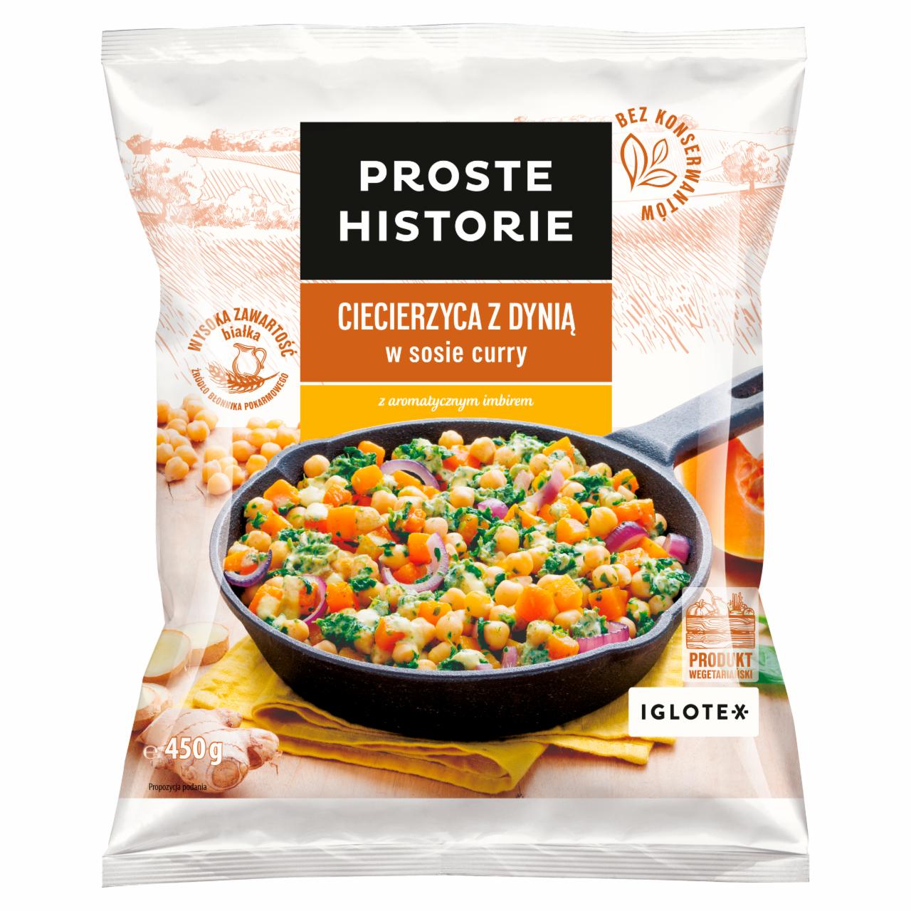 Zdjęcia - Proste Historie Ciecierzyca z dynią w sosie curry 450 g