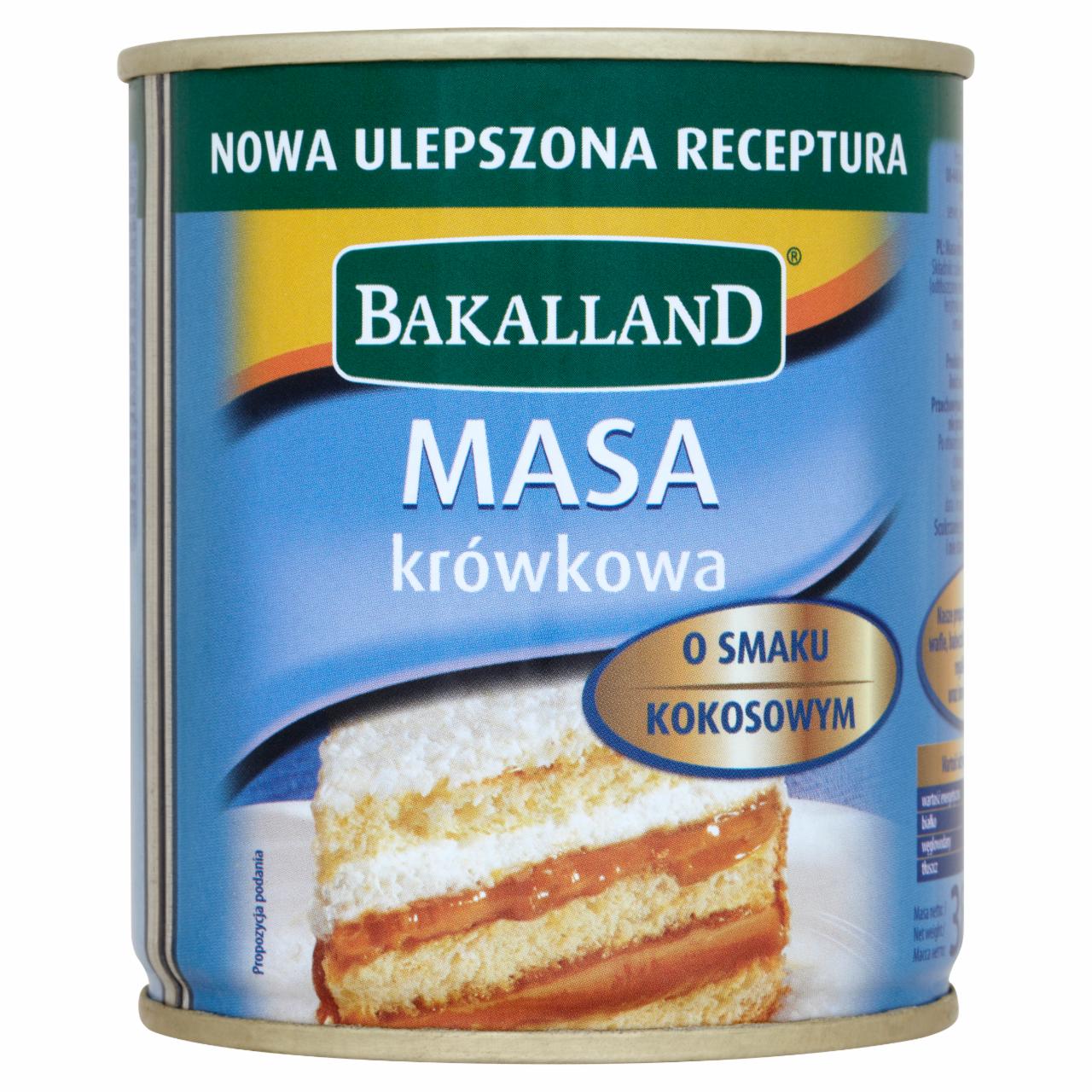 Zdjęcia - Bakalland Masa krówkowa o smaku kokosowym 380 g