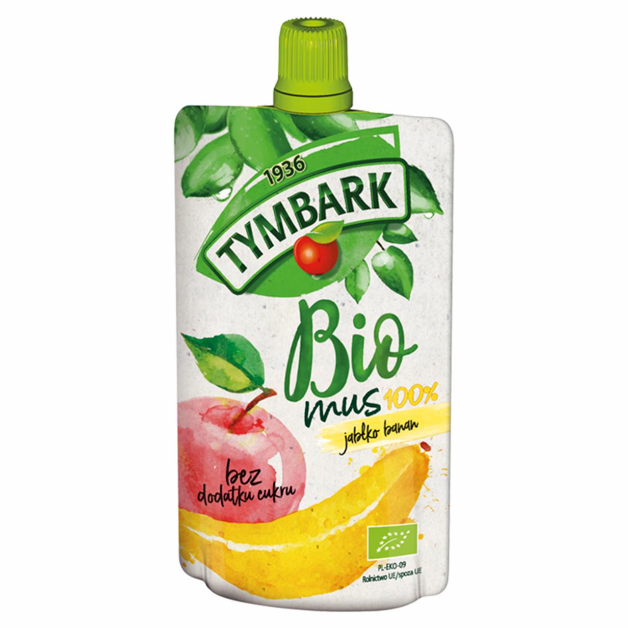 Zdjęcia - Tymbark Bio mus 100% jabłko banan 100 g