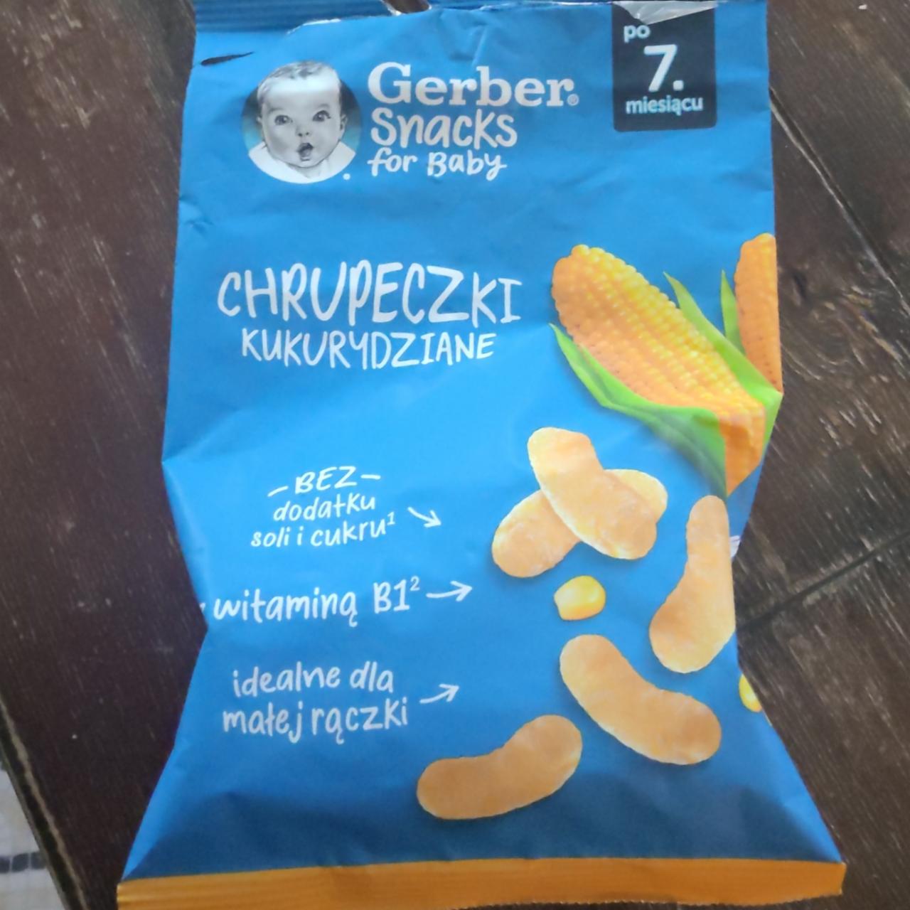 Zdjęcia - Gerber Chrupeczki kukurydziane po 7.miesiącu 28 g