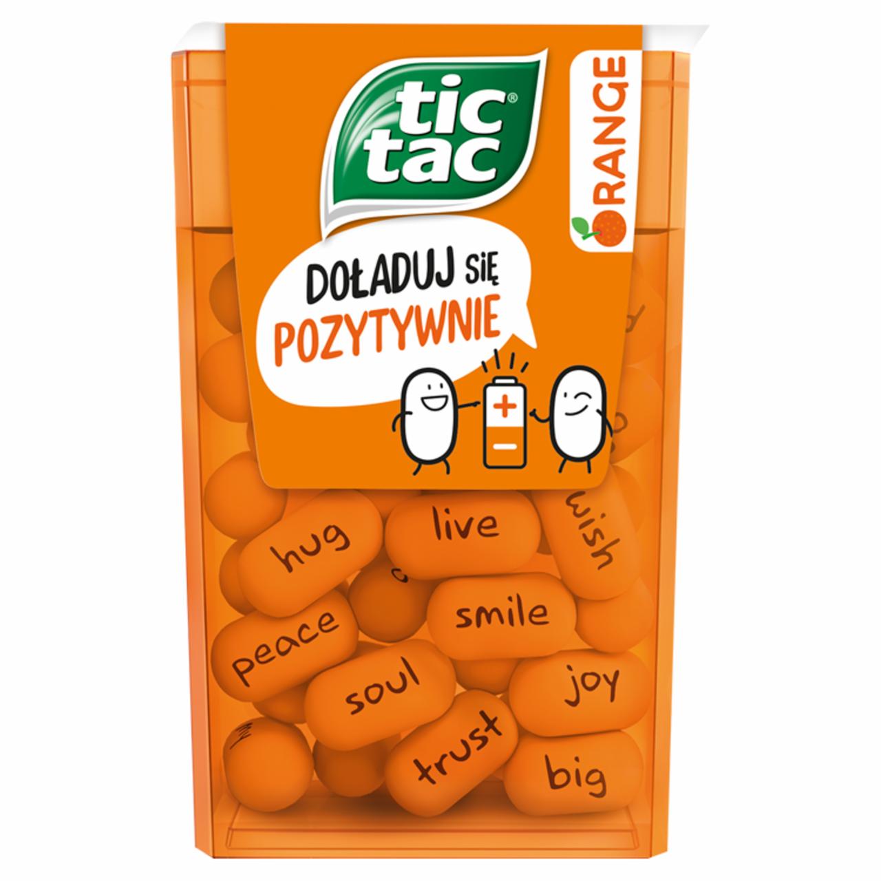 Zdjęcia - Tic Tac Drażetki o smaku pomarańczowym 18 g